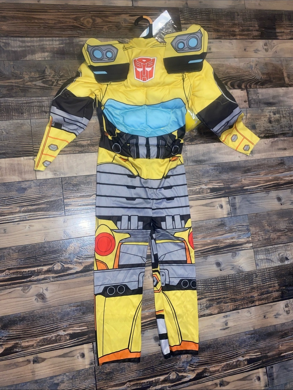 Transforming Bumblebee Inspired Kids Superhero Costume - Yellow